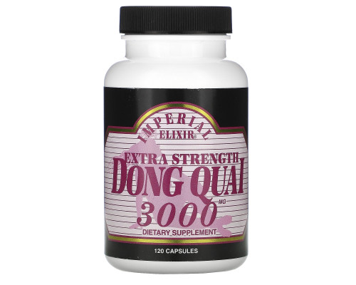 Imperial Elixir Extra Strength Dong Quai 3000 mg 120 Capsules Imperial Elixir Extra Strength Dong Quai 3000 mg 120 Capsules