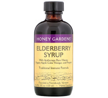 Honey Gardens, Сироп из бузины с натуральным медом и прополисом, 120 мл