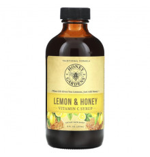 Витамин C Honey Gardens, Сироп с витамином C, лимон и мед, 237 мл (8 жидк. Унций)