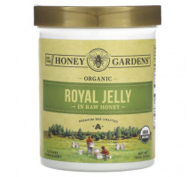 Прополис и пчелиное маточное молочко Honey Gardens, Органическое маточное молочко, в необработанном меде, 312 г (11 унций)