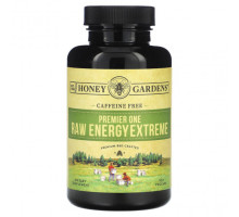 Прополис и пчелиное маточное молочко Honey Gardens, Premier One, Raw Energy Extreme, без кофеина, 100 растительных капсул