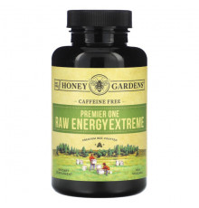 Прополис и пчелиное маточное молочко Honey Gardens, Premier One, Raw Energy Extreme, без кофеина, 100 растительных капсул