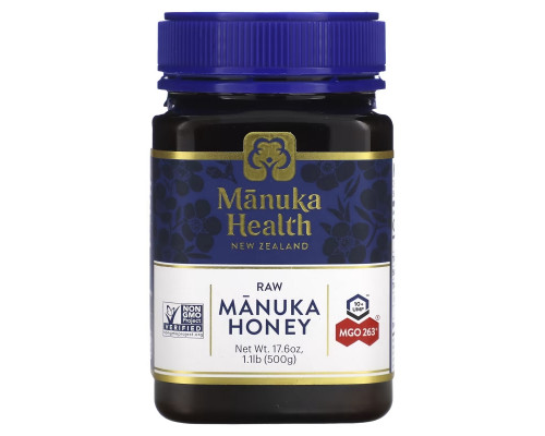 Manuka Health, Лесной мёд манука, MGO 250+, 1,1 фунта (500 г) Manuka Health, Лесной мёд манука, MGO 250+, 1,1 фунта (500 г)