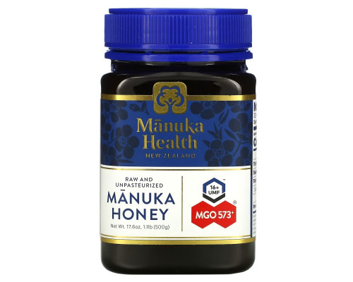 Manuka Health, Manuka Honey, MGO 573+, 17.6 oz ( 500 g) Manuka Health, Manuka Honey, MGO 573+, 17.6 oz ( 500 g)