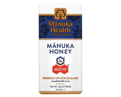 Manuka Health, Manuka Honey On-The-Go, MGO 115+, 12 Packets, 0.176 oz (5 g) Each Manuka Health, Manuka Honey On-The-Go, MGO 115+, 12 Packets, 0.176 oz (5 g) Each
