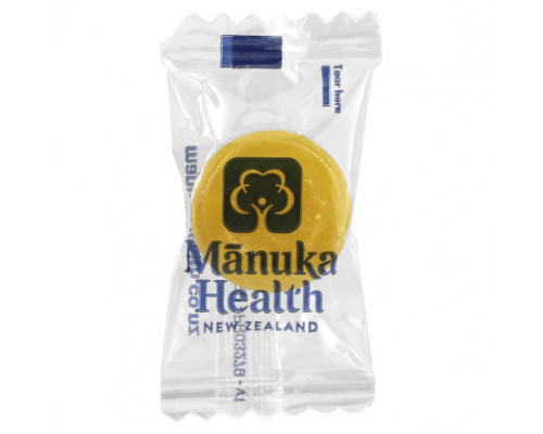От гриппа и простуды Manuka Health, Леденцы, лесной мёд манука и лимон, MGO 400+, 15 леденцов От гриппа и простуды Manuka Health, Леденцы, лесной мёд манука и лимон, MGO 400+, 15 леденцов