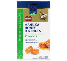 Manuka Health, Manuka Honey Lozenges, Propolis, MGO 400+, 15 Lozenges