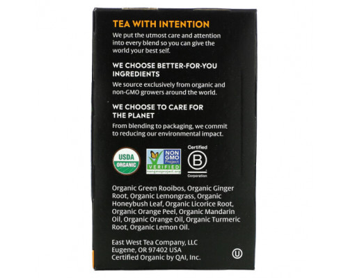 Травяные сборы и чаи Choice Organic Teas, Herbal Tea, мандарин и имбирь, без кофеина, 16 чайных пакетиков, 29 г (1,02 унции) Травяные сборы и чаи Choice Organic Teas, Herbal Tea, мандарин и имбирь, без кофеина, 16 чайных пакетиков, 29 г (1,02 унции)