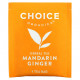 Травяные сборы и чаи Choice Organic Teas, Herbal Tea, мандарин и имбирь, без кофеина, 16 чайных пакетиков, 29 г (1,02 унции)