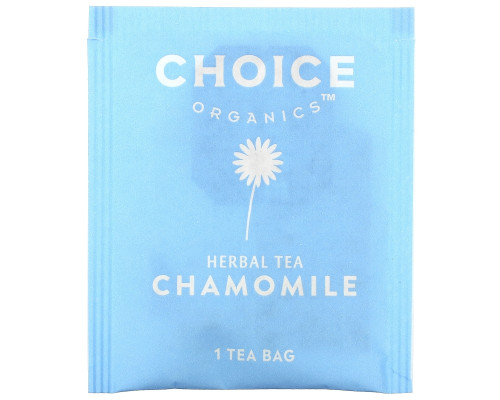 Choice Organic Teas, Травяной чай, органический, ромашка, без кофеина, 16 чайных пакетиков, 0,5 унции (14 г) Choice Organic Teas, Травяной чай, органический, ромашка, без кофеина, 16 чайных пакетиков, 0,5 унции (14 г)
