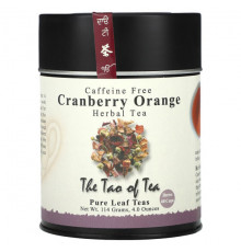 Травяные сборы и чаи The Tao of Tea, Травяной чай с клюквой и апельсином, без кофеина, 114 г (4 унции)