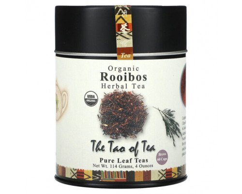 Травяные сборы и чаи The Tao of Tea, Органический травяной чай, ройбуш, 114 г (4 унции) Травяные сборы и чаи The Tao of Tea, Органический травяной чай, ройбуш, 114 г (4 унции)