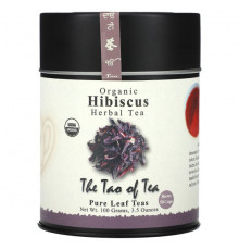 Травяные сборы и чаи The Tao of Tea, органический травяной чай с гибискусом, без кофеина, 100 г (3,5 унции)
