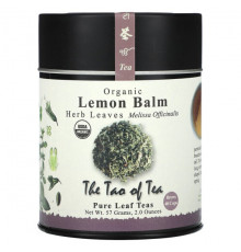 Травяные сборы и чаи The Tao of Tea, Organic Herb Leaves, мелисса, 57 г (2 унции)