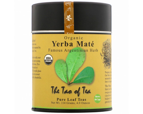 The Tao of Tea, Organic Yerba Mate Tea, 4.0 oz (114 g) The Tao of Tea, Organic Yerba Mate Tea, 4.0 oz (114 g)