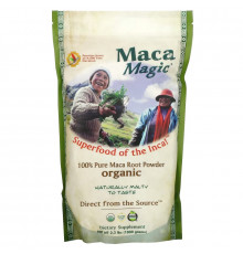 Maca Magic, Органический продукт, 100% чистый порошок из корня маки, 2,2 фунта (1000 г)
