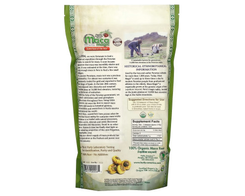 Maca Magic, Органический продукт, 100% чистый порошок из корня маки, 2,2 фунта (1000 г) Maca Magic, Органический продукт, 100% чистый порошок из корня маки, 2,2 фунта (1000 г)