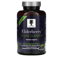 New Nordic, Elderberry Vegan Gummies with Elderberry Extract, 60 Gummies