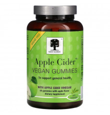 New Nordic, Apple Cider, жевательные таблетки со вкусом яблока, 60 шт.