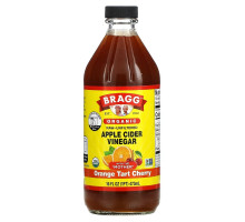 Bragg, Organic Apple Cider Vinegar, Raw-Unfiltered, Orange Tart Cherry, 16 fl oz (473 ml)