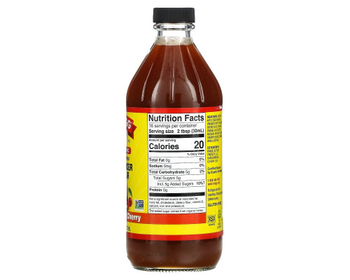 Bragg, Organic Apple Cider Vinegar, Raw-Unfiltered, Orange Tart Cherry, 16 fl oz (473 ml) Bragg, Organic Apple Cider Vinegar, Raw-Unfiltered, Orange Tart Cherry, 16 fl oz (473 ml)