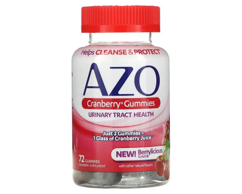Azo Azo Клюквенный мармелад 70 конфет Azo Azo Клюквенный мармелад 70 конфет