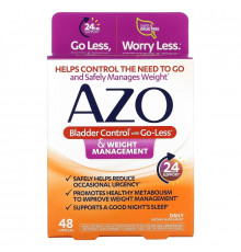 Azo, Bladder Control with Go-Less & Weight Management, 48 Capsules