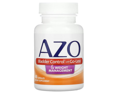 Azo, Bladder Control with Go-Less & Weight Management, 48 Capsules Azo, Bladder Control with Go-Less & Weight Management, 48 Capsules