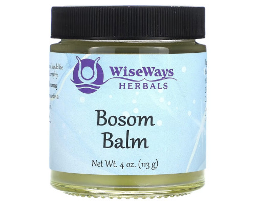WiseWays Herbals, LLC WiseWays Herbals LLC, Бальзам для груди, 4 унции (112 г) WiseWays Herbals, LLC WiseWays Herbals LLC, Бальзам для груди, 4 унции (112 г)