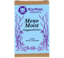 WiseWays Herbals LLC Свечи Meno Moist 12 штук 45 унции (25 мл) каждая