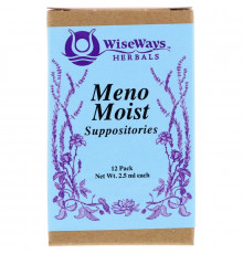 WiseWays Herbals LLC Свечи Meno Moist 12 штук 45 унции (25 мл) каждая