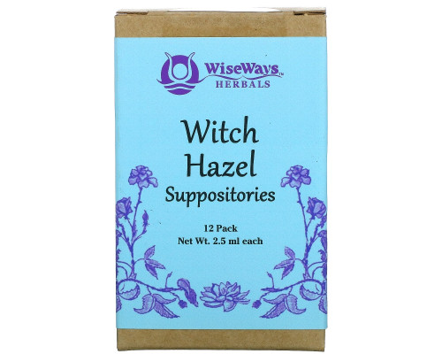WiseWays Herbals LLC Свечи с гамамелисом 12 шт 25 мл каждая WiseWays Herbals LLC Свечи с гамамелисом 12 шт 25 мл каждая