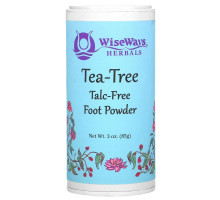 WiseWays Herbals LLC Порошок чайного дерева для ног 3 унции (85 г)