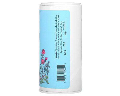 WiseWays Herbals LLC Порошок чайного дерева для ног 3 унции (85 г) WiseWays Herbals LLC Порошок чайного дерева для ног 3 унции (85 г)