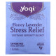 Травяные сборы и чаи Yogi Tea, Stress Relief, мед и лаванда, без кофеина, 16 чайных пакетиков, 29 г (1,02 унции)