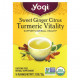 Травяные сборы и чаи Yogi Tea, Sweet Ginger Citrus Turmeric Vitality, без кофеина, 16 чайных пакетиков, 1,12 унции (32 г)