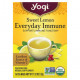 Травяные сборы и чаи Yogi Tea, Everyday Immune, чай для поддержки иммунитета со вкусом сладкого лимона, без кофеина, 16 чайных пакетиков по 32 г (1,12 унции)