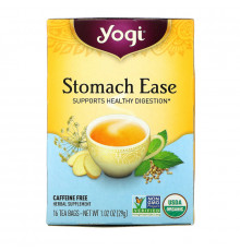 Yogi Tea, Улучшение пищеварения, без кофеина, 16 пакетиков, 1,02 унции (29 г)