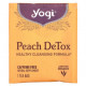 Травяные сборы и чаи Yogi Tea, Peach DeTox, персик, без кофеина, 16 чайных пакетиков, 32 г (1,12 унций)