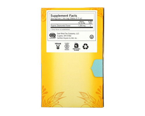 Yogi Tea, Успокаивающая ромашка, не содержит кофеин, 16 чайных пакетиков, .85 унций (24 г) Yogi Tea, Успокаивающая ромашка, не содержит кофеин, 16 чайных пакетиков, .85 унций (24 г)