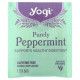 Травяные сборы и чаи Yogi Tea, Purely Peppermint, без кофеина, 16 чайных пакетиков, 24 г (0,85 унции)