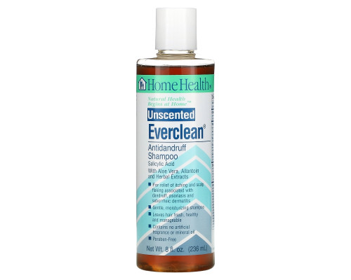 Home Health Everclean шампунь от перхоти неароматизированный 236 мл Home Health Everclean шампунь от перхоти неароматизированный 236 мл