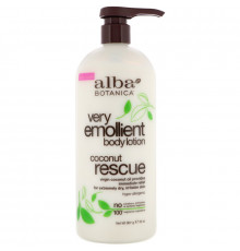 Alba Botanica Смягчающий лосьон для тела с кокосовым маслом 32 унции (907 г)