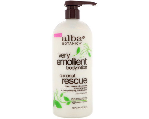 Alba Botanica Смягчающий лосьон для тела с кокосовым маслом 32 унции (907 г) Alba Botanica Смягчающий лосьон для тела с кокосовым маслом 32 унции (907 г)