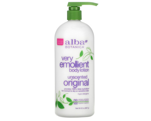 Alba Botanica Смягчающий лосьон для тела Без запаха Натуральный 32 oz (907 г) Alba Botanica Смягчающий лосьон для тела Без запаха Натуральный 32 oz (907 г)