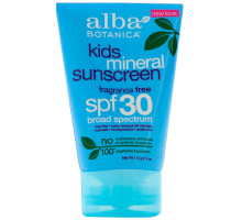 Alba Botanica Very Emollient Sunscreen Kids SPF 30 4 oz (113 g)