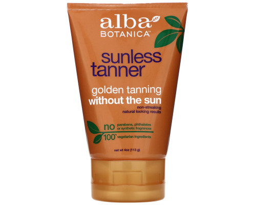 Alba Botanica Sunless Tanning Lotion 4 oz (113 g) Alba Botanica Sunless Tanning Lotion 4 oz (113 g)