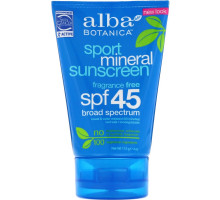 Alba Botanica Spor11.49t Mineral Sunscreen SPF 45 4 oz