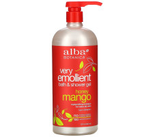 Alba Botanica Natural Very Emollient Bath & Shower Gel Honey Mango 32 fl oz (946 ml)