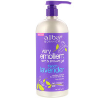 Alba Botanica Смягчающий гель для душа французская лаванда 32 жидкие унции (950 мл)